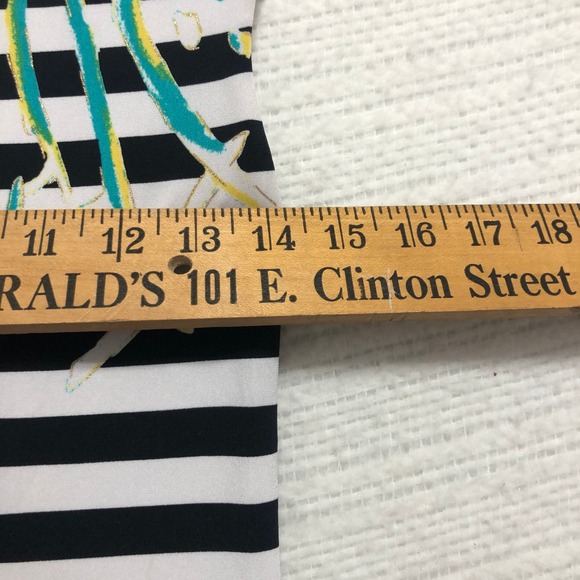 Dress Sheath Striped Floral Sleeveless Party Cocktail Dress Cache‎ Size S - Picture 5 of 7